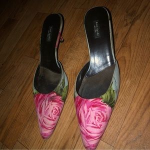 Kate Spade Rose Heels / Mules